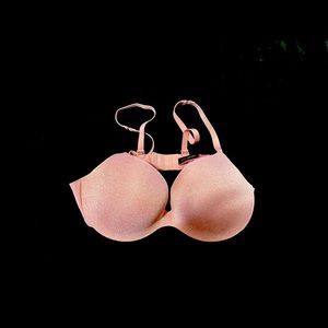 BNWOT PINK GLITTERY PUSH UP BRA